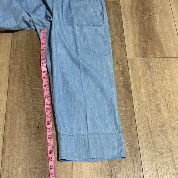 Talbots Light Blue Cropped Pants - Picture 10 of 13